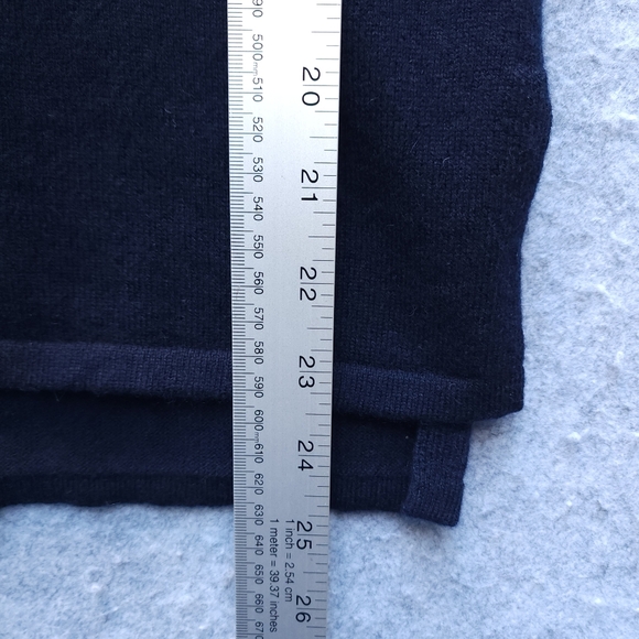 Theory Mock Neck Hoodie Soft Cashmere Pullover Sweater - Picture 7 of 7